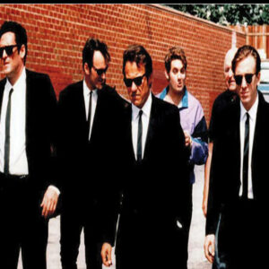 Reservoir Dogs: “Here are your names: Mr. Brown, Mr. White, Mr. Blonde, Mr. Blue, Mr. Orange and Mr. Pink. – Hey! Why is that me Mr. Pink? – Because you are a pedal, that’s why!”